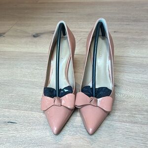 Ann Taylor Pink Bow Pumps